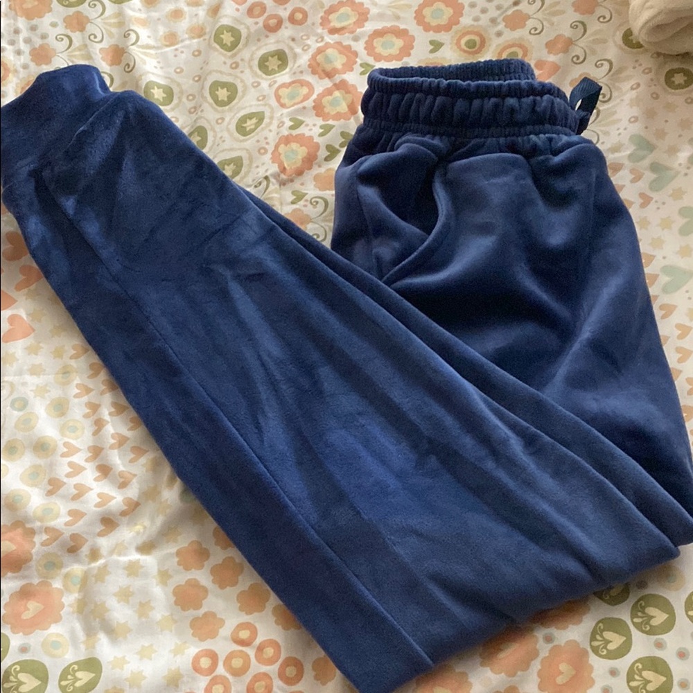 SHEIN Blue Joggers with Elastic Waistband and Relaxed Fit